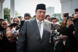 Ministro de Asuntos Económicos de Indonesia Airlangga Hartarto